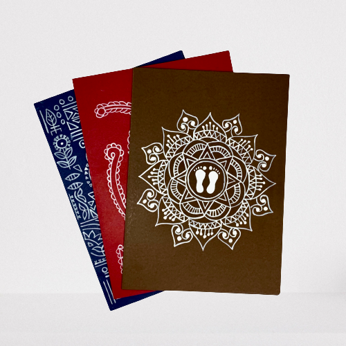 HAND PAINTED AIPAN ART GREETING CARDS (PACK OF 10)