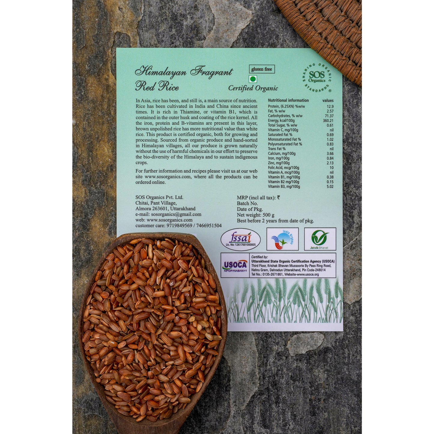 Himalayan Fragrant Red Rice